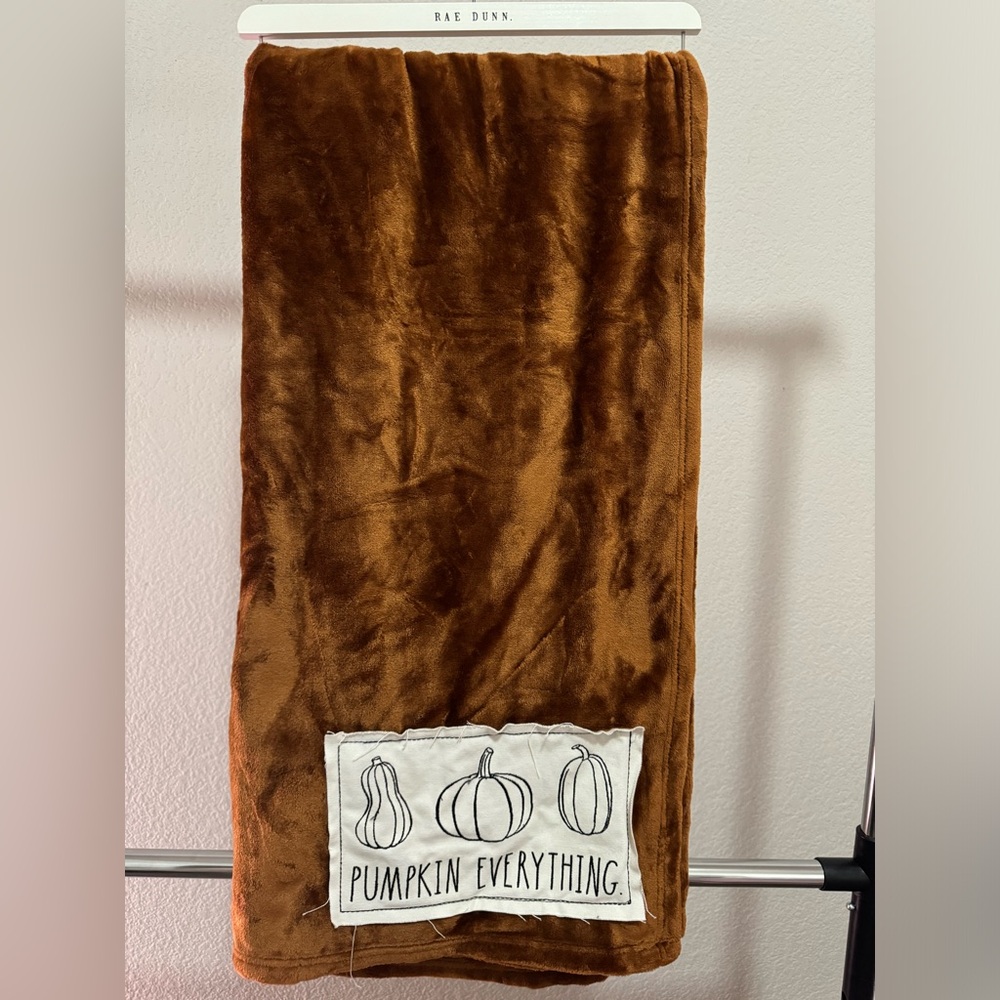 Rae Dunn Pumpkin Blanket